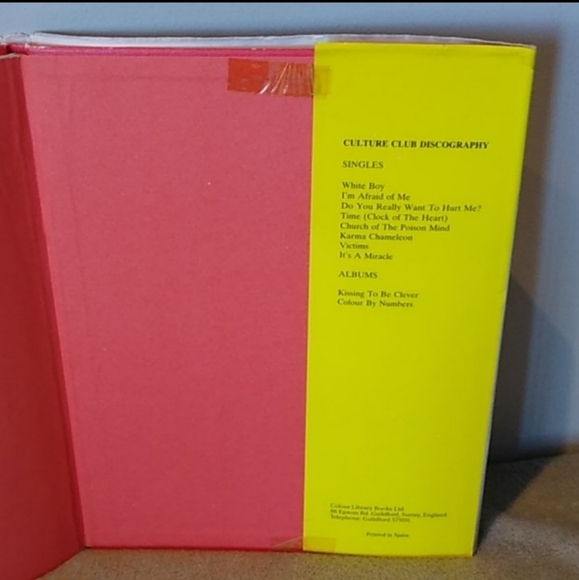 1984 Boy George and the Culture Club Book - Coffee Table Book - Picture 8 of 10